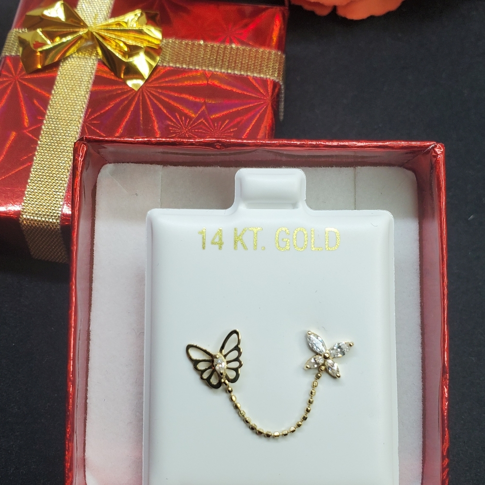 14kt Solid Gold Screwback Earrings